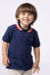 CONJUNTO INFANTIL MENINO POLO E BERMUDA EM LINHO