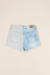 SHORT JEANS INFANTIL MENINA DOUBLE COLLORS - loja online