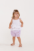 CONJUNTO BABY BATA LESE COM BABADOS E SHORT BOTÕES LATERAL