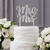 Cake Topper (dorado o plateado) - Mr & Mrs