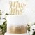 Cake Topper (dorado o plateado) - Mr & Mrs - comprar online