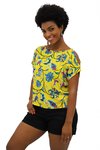 Blusa abertura ombro