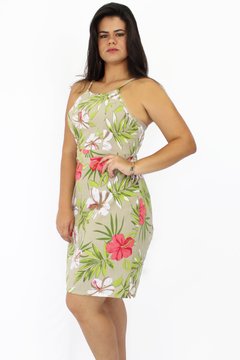 Vestido floral para amarrar - comprar online