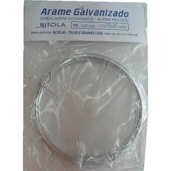 504956 ARAME GALVANIZADO 16 - 1,65MM ROLO 5M