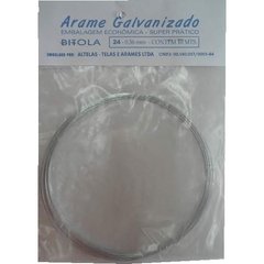 504967 ARAME GALVANIZADO 24 - 0,54MM ROLO 10M