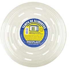 508124 TAMPA P/ MICROONDAS PAVIPLAST TRANSPARENTE