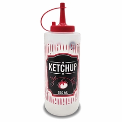 511161 BISNAGA P/KETCHUP DECORADO 350ML PLASDURAN 0706