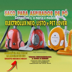 512174 SACO P/ASPIR.ELECTROLUX NEO/LISTO C/3 UNID. 973