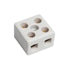 514024 CONECTOR PORCELANA BRASFORT MED. 2 POLOS 10MM 8609