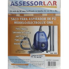 516063 SACO P/ASPIR.ELETROLUX ONE/TRIO/MAX TRIO C/3 UNID. 955