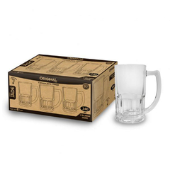 516817 CANECA DE VIDRO ORIGINAL CHOPP JADE 340ML 6PÇS 868