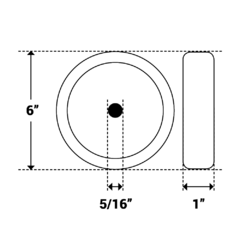 517695 RODA PARA CHURRASQUEIRA LUXO - comprar online