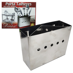 517849 PORTA TALHERES FECHADO INOX DINOX