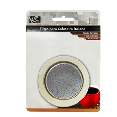 518171 FILTRO P/CAFET.ITALIANA KEHOME C/3 BORRACHAS 6 CAFES 5817