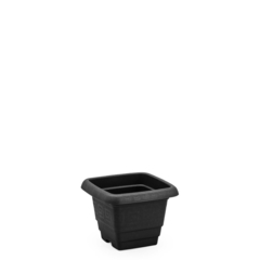 518214 VASO PLASMONT QUADRADO PTO 0,65L PP 12,5X12,5X9,4CM 227