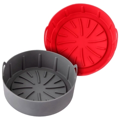 518592 FORMA SILICONE P/FRITADEIRA AIR FRYER REDONDA 22 X 8,5CM CK5869