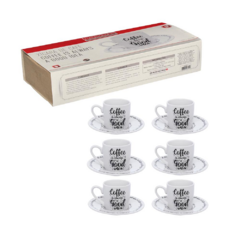 518609 XICARA CAFE HAUSKRAFT PORCELANA GOOD IDEA 80ML 12ÇS - comprar online