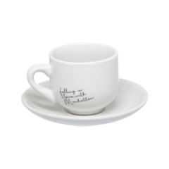 518688 XICARA CAFE HAUSKRAFT PORCELANA BCA MANHATTAN 90ML 12PÇS