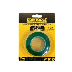 518713 FITA DUPLA FACE ESPUMA STARTOOLS PRO 25MM X 1MM X 2MTS AR0178