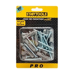 518728 PARAFUSO C/BUCHA STARTOOLS PRO 10MMX50MM C/20KITS AR0276