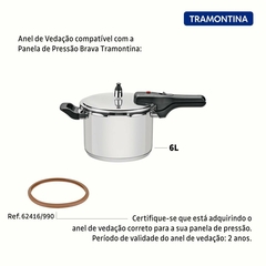 519168 BORRACHA SILICONE TRAMONTINA BRAVA 6L ORIGINAL - comprar online