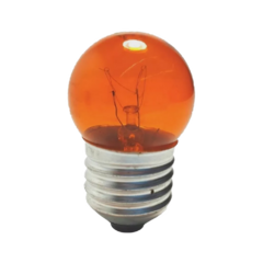 519331 LAMPADA BOLINHA BRASFORT E27 07W X 127V AMBAR 8465