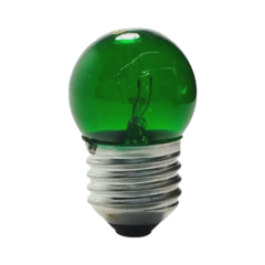 519333 LAMPADA BOLINHA BRASFORT E27 07W X 127V VERDE 8469