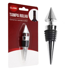 517437 TAMPA ROLHA METALICA P/ VINHO CLINK 9CM CK2024