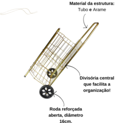 515039 CARRINHO FEIRA MADAME C/ RODAS S/PEGADOR 0008A na internet