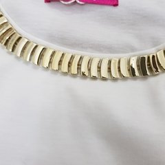 Blusa Off-White gola dourada - comprar online