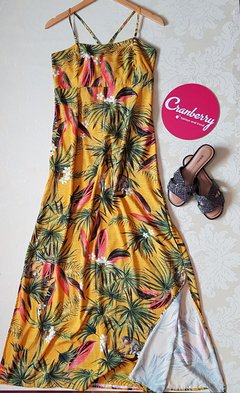 VESTIDO LONGO TROPICAL