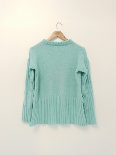 Sweater ALELI verde agua - comprar online