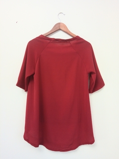 Blusa LAPIZ rojo guinda - comprar online