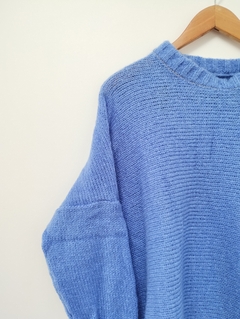 Sweater PENSAMIENTO celeste - comprar online