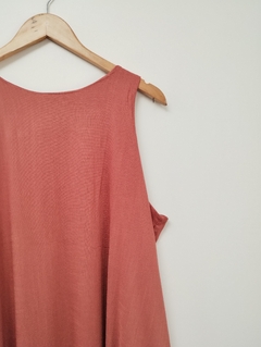 Vestido TRAPECIO ladrillo en internet