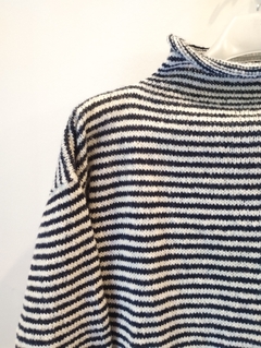 Sweater CHIMENEA rayado azul en internet