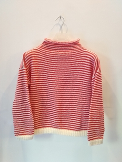 Sweater CHIMENEA rayado rojo