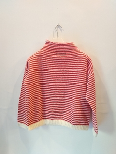 Sweater CHIMENEA rayado rojo - comprar online