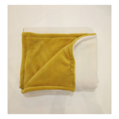 Manta SOFT mostaza natural - comprar online