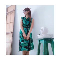 Vestido MAXI verde - comprar online
