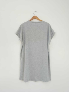 Vestido BROCHE gris - comprar online