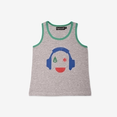 Musculosa AURICULARES gris
