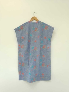 Vestido COLLARETA bordado rojo - comprar online