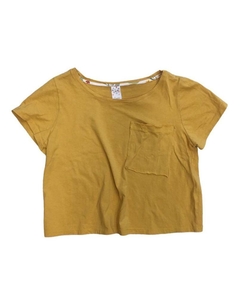 Remera BOLSILLO jersey mostaza - comprar online