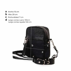 Cartera AMY negra - comprar online