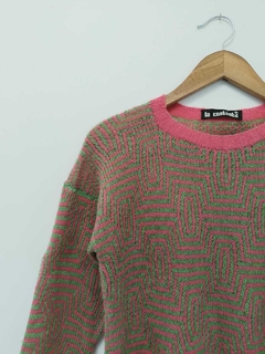 Sweater SETENTA rosa verde - comprar online