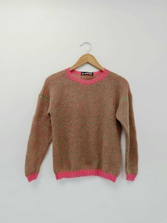 Sweater SETENTA rosa verde
