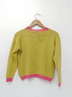 Sweater COLEGIAL amarillo en internet