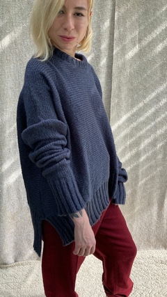 Sweater PENSAMIENTO gris oscuro - tienda online