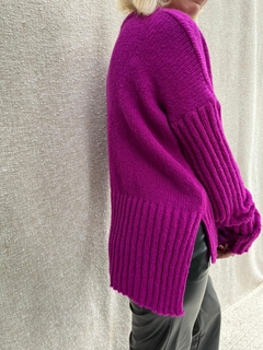 Sweater ALELI uva - tienda online